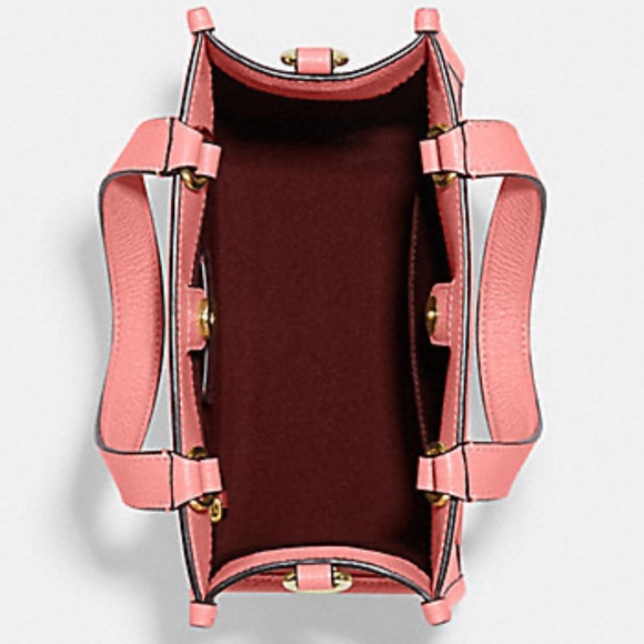 ** SOLD -COACH PINK DEMPSEY TOTE 22 W/Creature Patches - Candy Pink Multi --NWT! - Picture 3 of 9